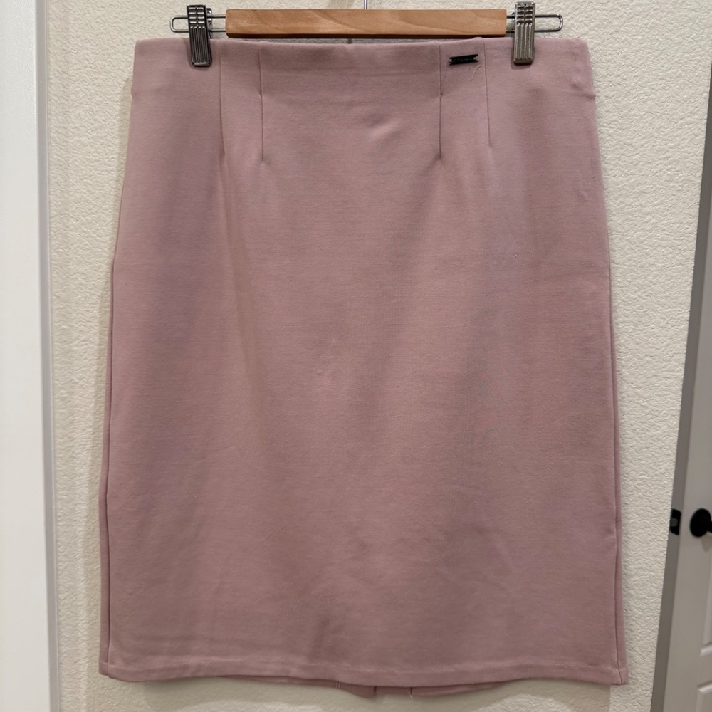 Tahari Light Pink A-line Skirt